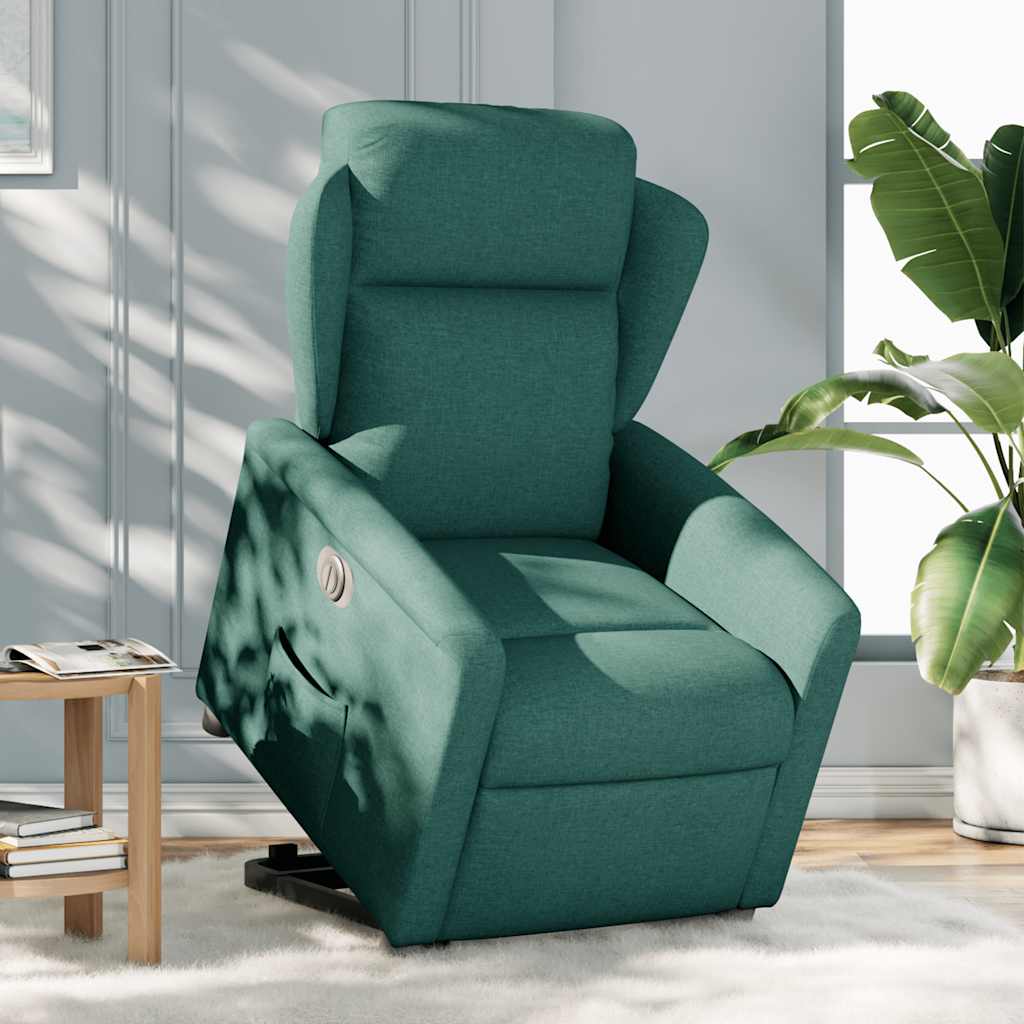 Elektrisk Reclinerfåtölj Med Uppresningshjälp Tyg
