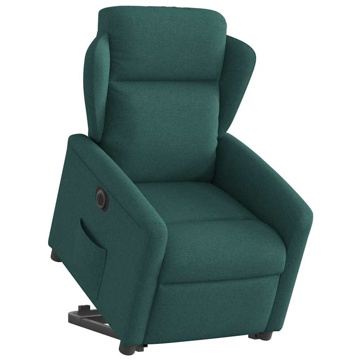 Elektrisk Reclinerfåtölj Med Uppresningshjälp Tyg