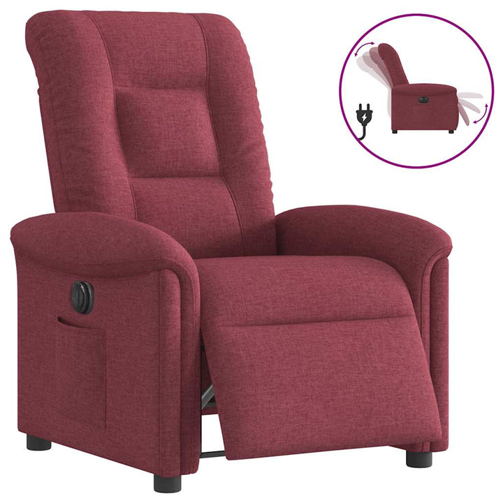 Elektrisk Massagefåtölj Tyg