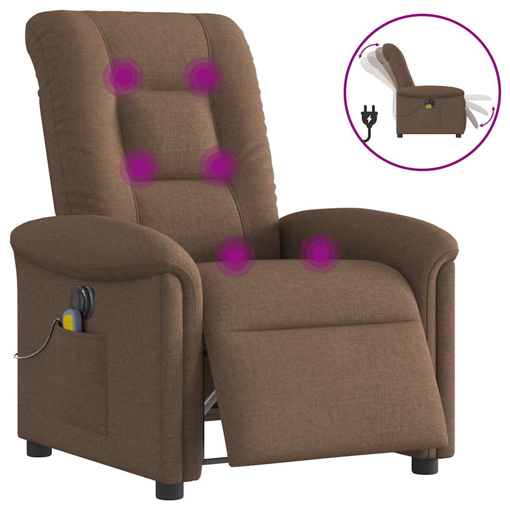 Elektrisk Massagefåtölj Tyg