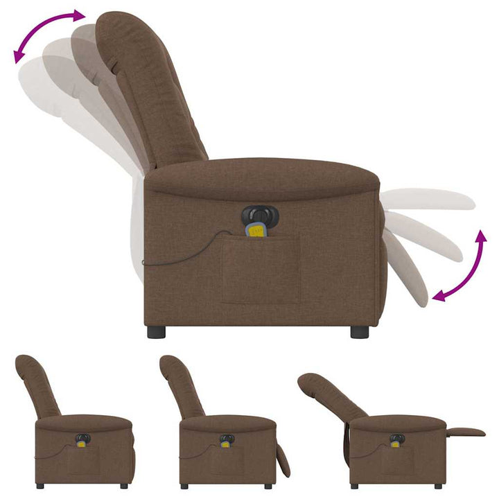 Elektrisk Massagefåtölj Tyg