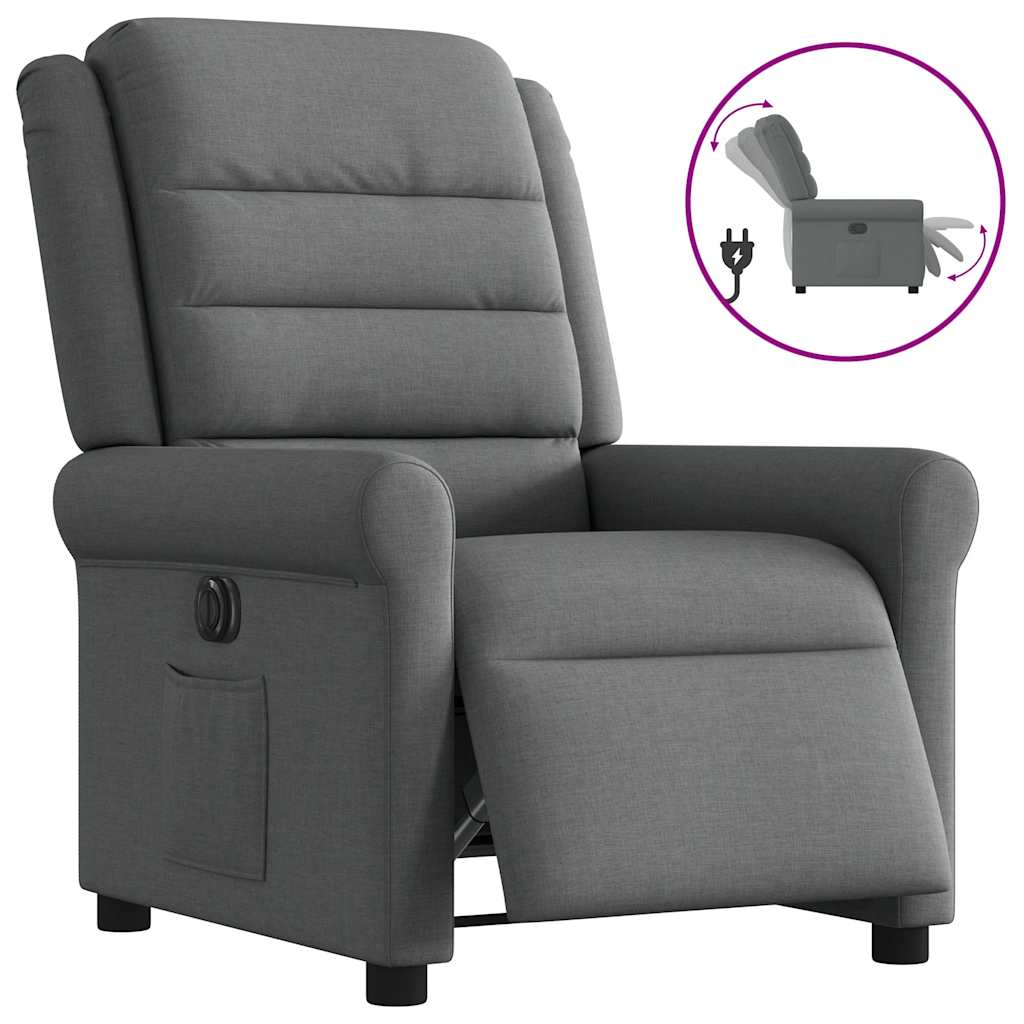 Elektrisk Reclinerfåtölj Tyg
