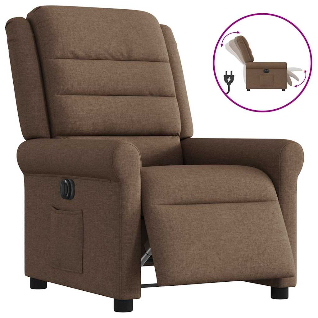 Elektrisk Reclinerfåtölj Tyg