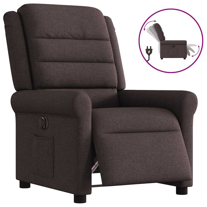 Elektrisk Reclinerfåtölj Tyg
