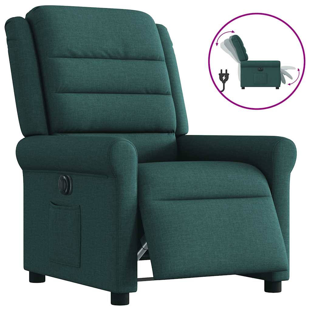 Elektrisk Reclinerfåtölj Tyg