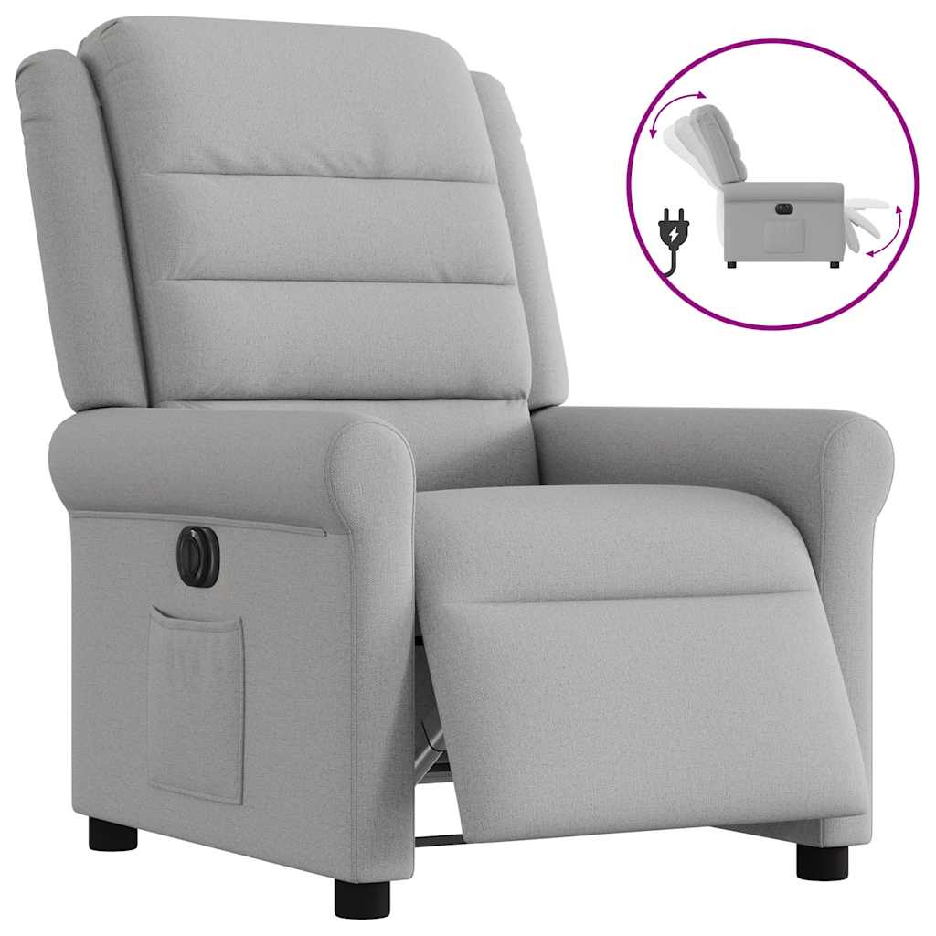 Elektrisk Reclinerfåtölj Tyg