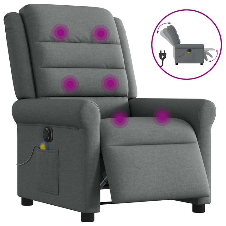 Elektrisk Reclinerfåtölj Tyg