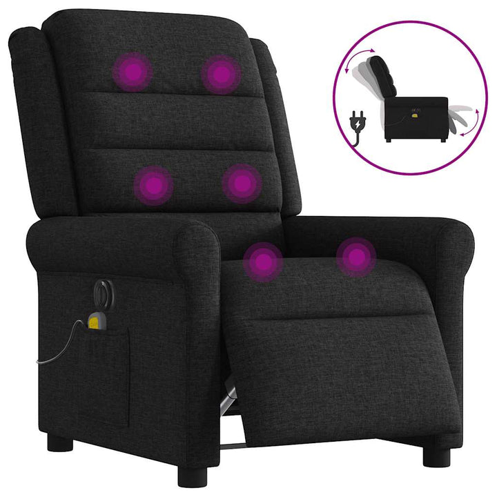 Elektrisk Reclinerfåtölj Tyg