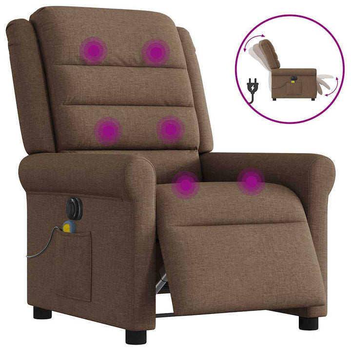 Elektrisk Reclinerfåtölj Tyg