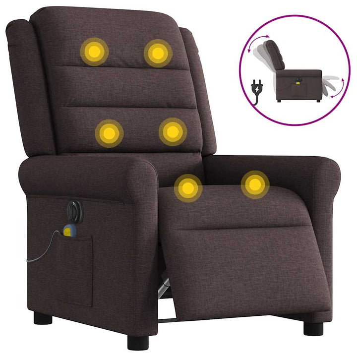 Elektrisk Reclinerfåtölj Tyg