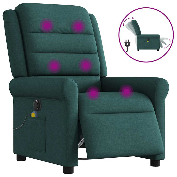 Elektrisk Reclinerfåtölj Tyg