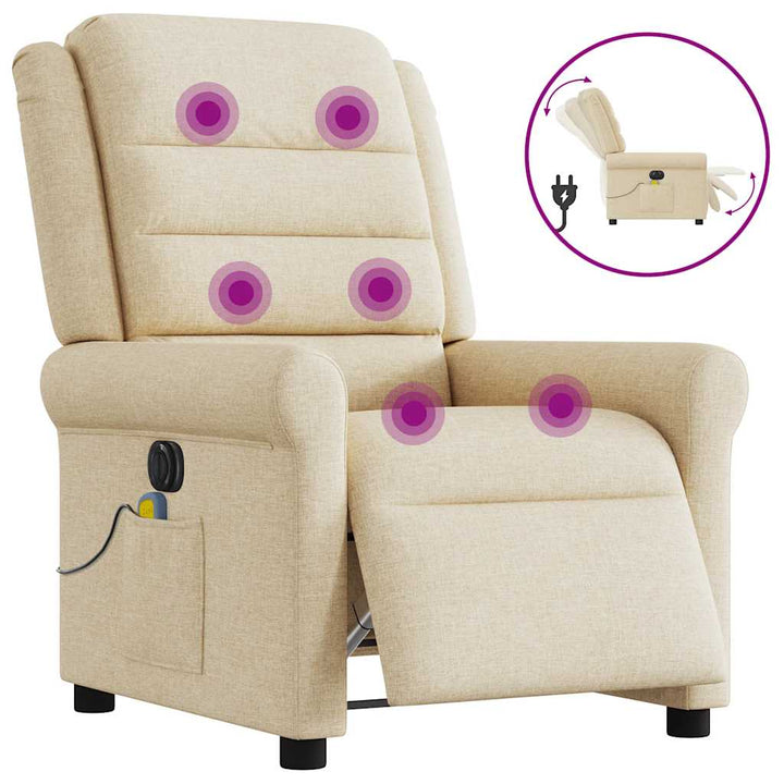 Elektrisk Reclinerfåtölj Tyg