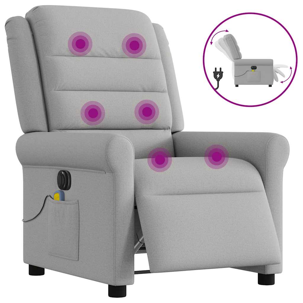 Elektrisk Reclinerfåtölj Tyg