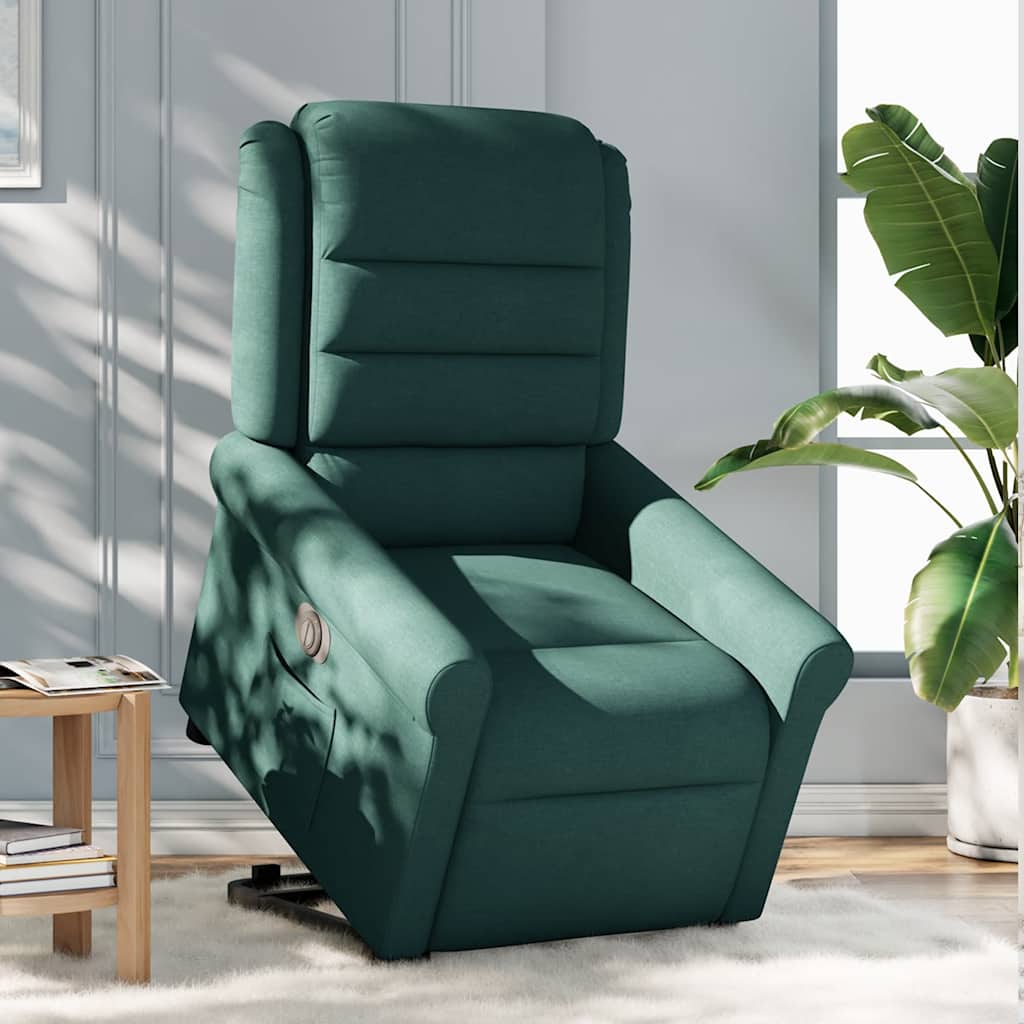 Elektrisk Reclinerfåtölj Med Uppresningshjälp Tyg