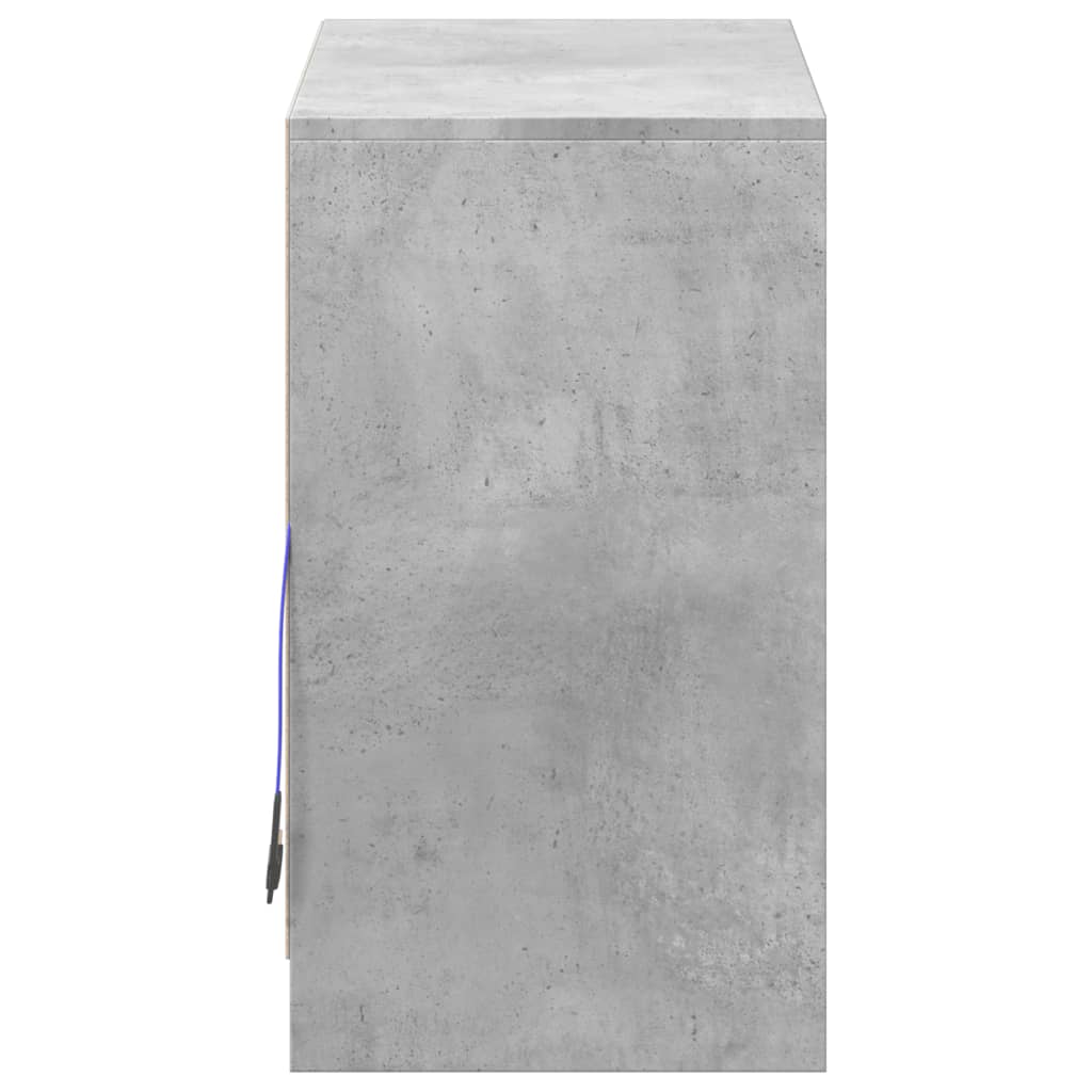 Skänk Med Led 72X34X61 Cm Konstruerat Trä