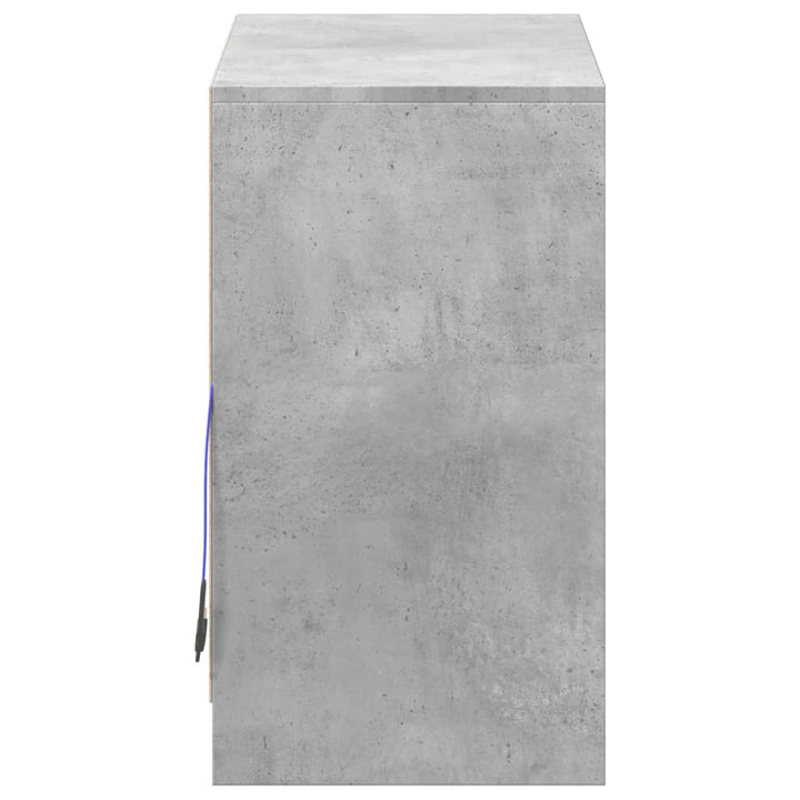 Skänk Med Led 72X34X61 Cm Konstruerat Trä