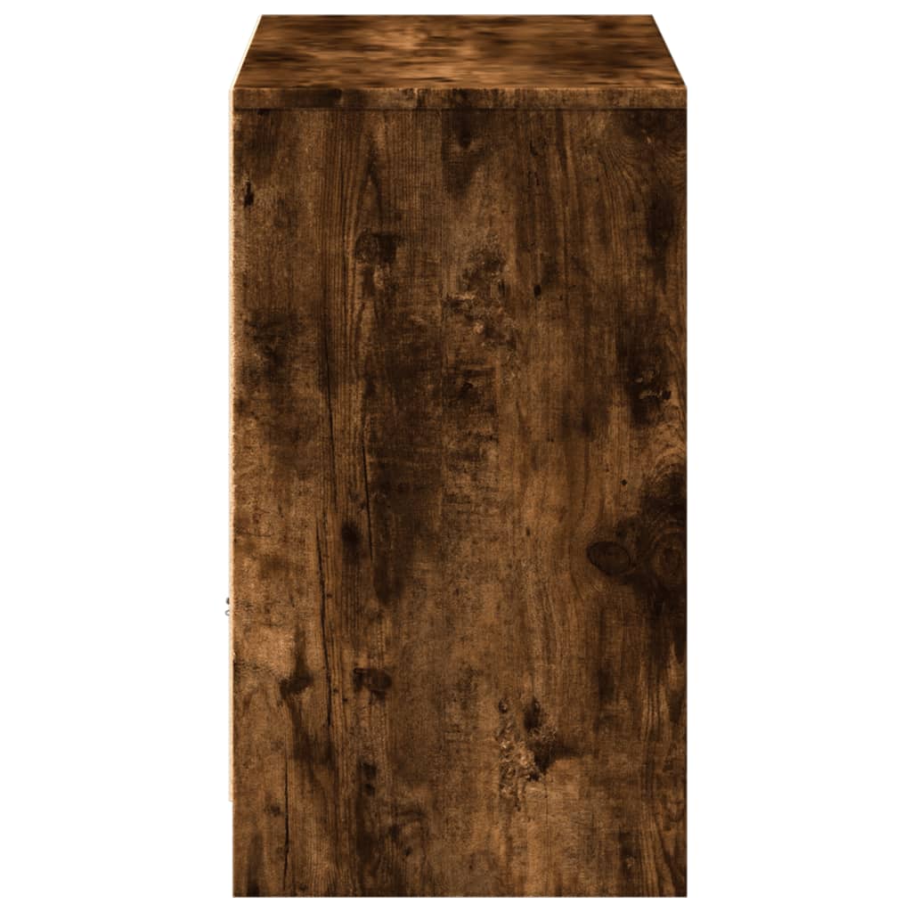 Tv-Bänk Med Leds 91X34X61 Cm Konstruerat Trä
