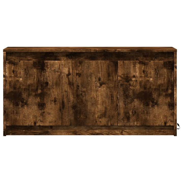 Tv-Bänk Med Leds 100X34X50 Cm Konstruerat Trä