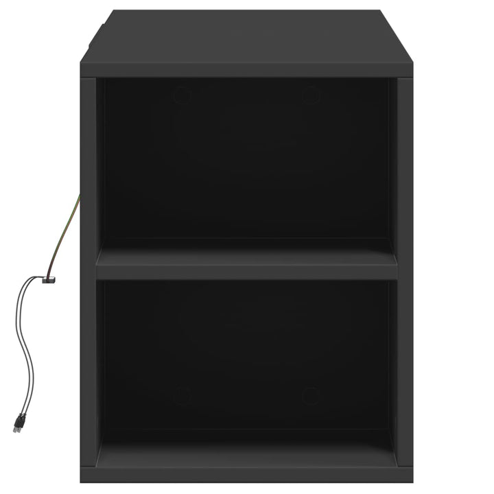 Väggmonterad Tv-Bänk Leds 135X31X39,5 Cm