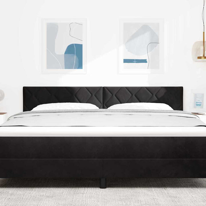 Led Huvuddyna Svart 180 Cm Sammet