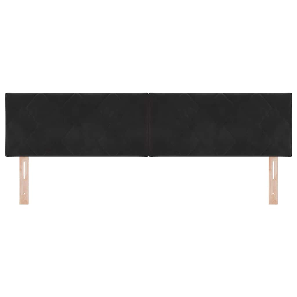 Led Huvuddyna Svart 180 Cm Sammet