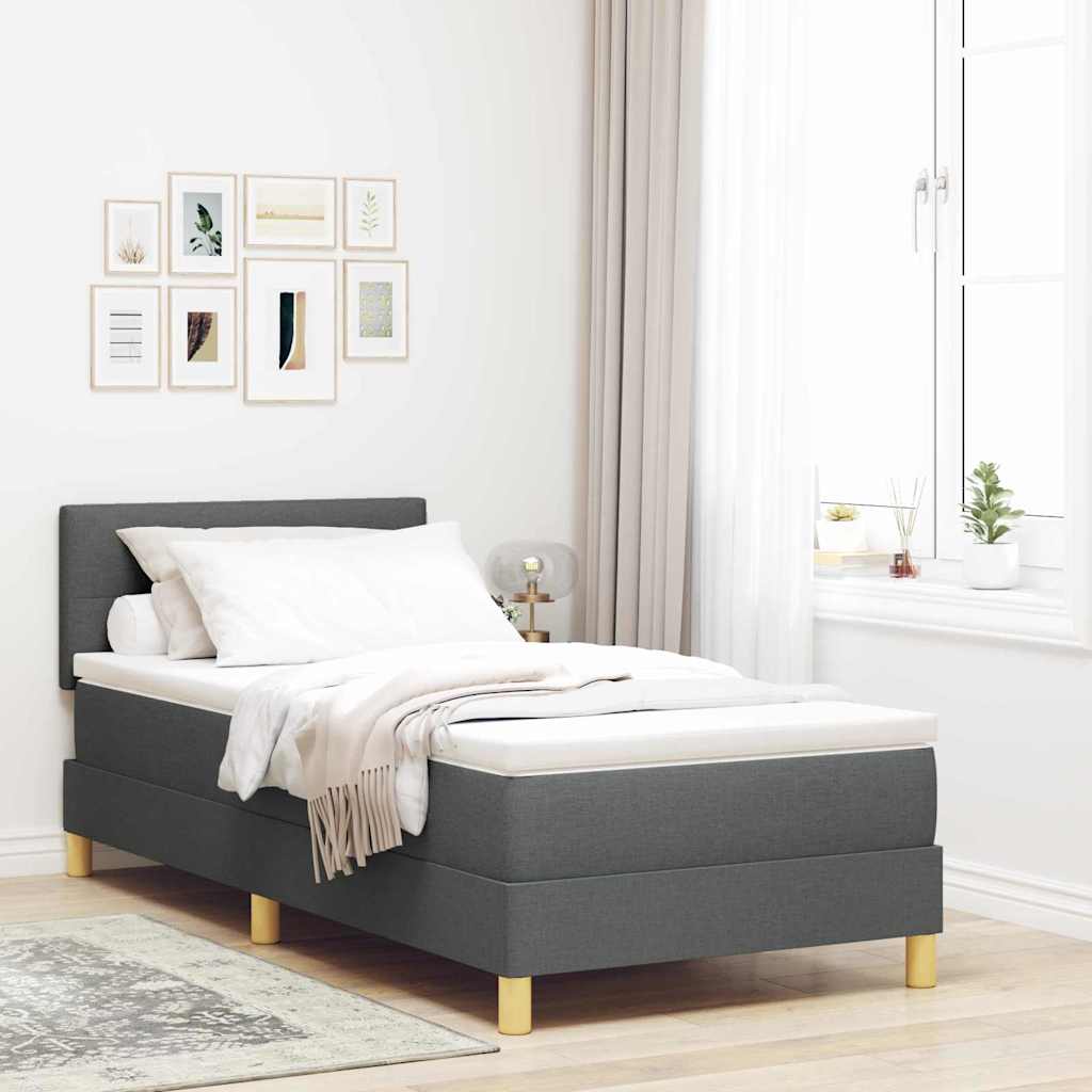 Bäddfjäder Med Kudde Med Huvudgavel Tyg