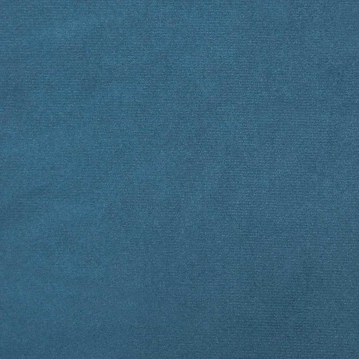Bäddfjäder Med Huvudgavel Mörkblå 200 X 200 Cm Sammet