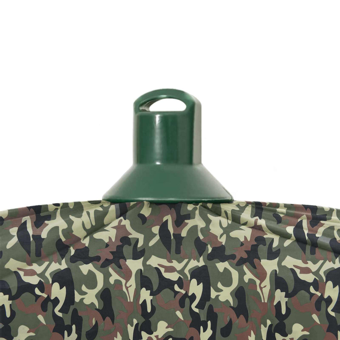 Fiskestångsparaply Kamouflage 240 X 210 Cm Oxford Polyester