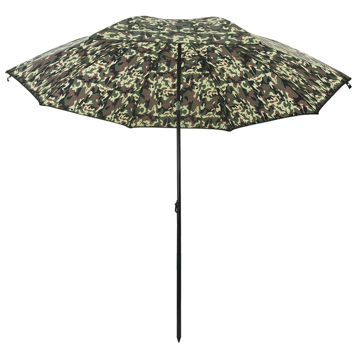Fiskestångsparaply Kamouflage 240 X 210 Cm Oxford Polyester