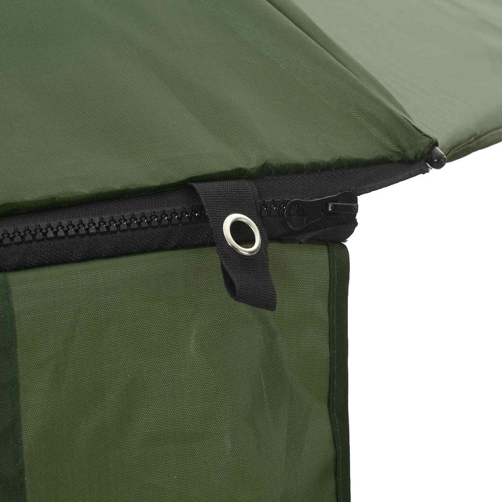 Fiskestångsparaply Gul Armé 300 X 240 Cm Oxford Polyester