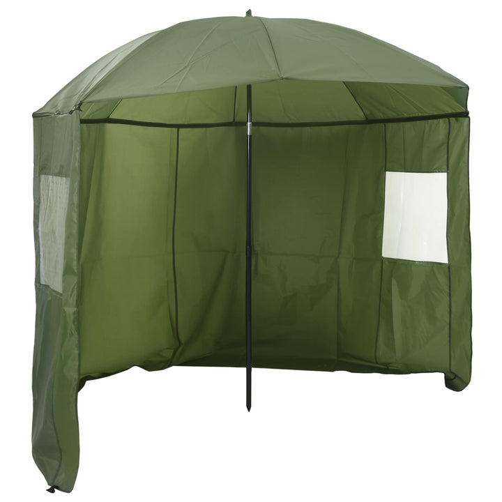 Fiskestångsparaply Gul Armé 300 X 240 Cm Oxford Polyester