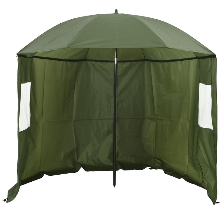 Fiskestångsparaply Gul Armé 300 X 240 Cm Oxford Polyester