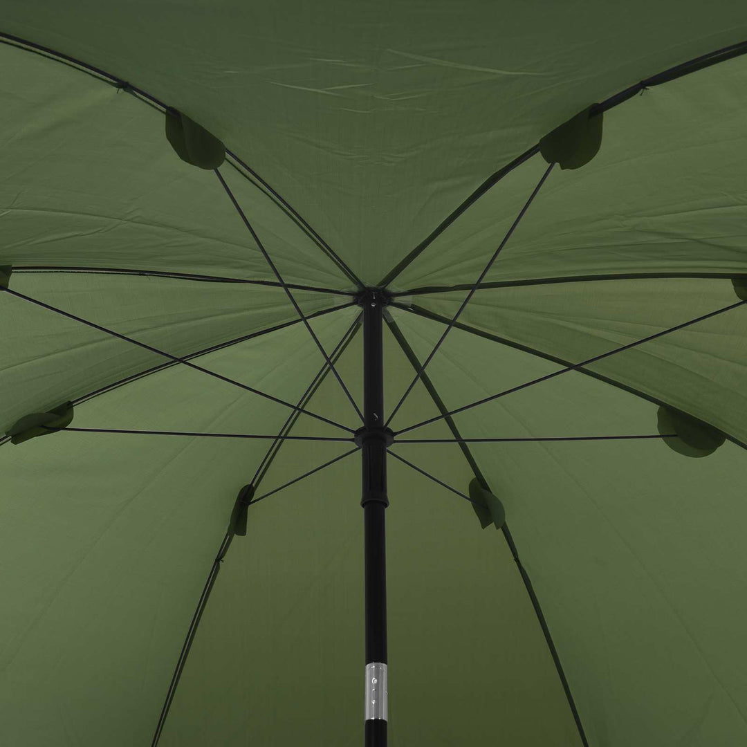 Fiskestångsparaply Gul Armé 220 X 185 Cm Oxford Polyester