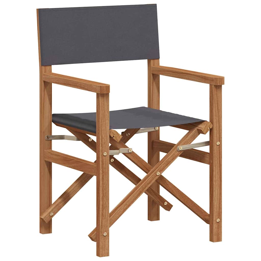Matstol Grå 56 X 54 X 87 Cm Massivt Teakträ