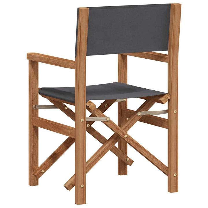 Matstol Grå 56 X 54 X 87 Cm Massivt Teakträ