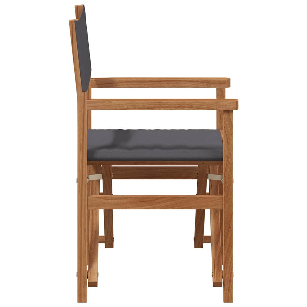 Matstol Grå 56 X 54 X 87 Cm Massivt Teakträ
