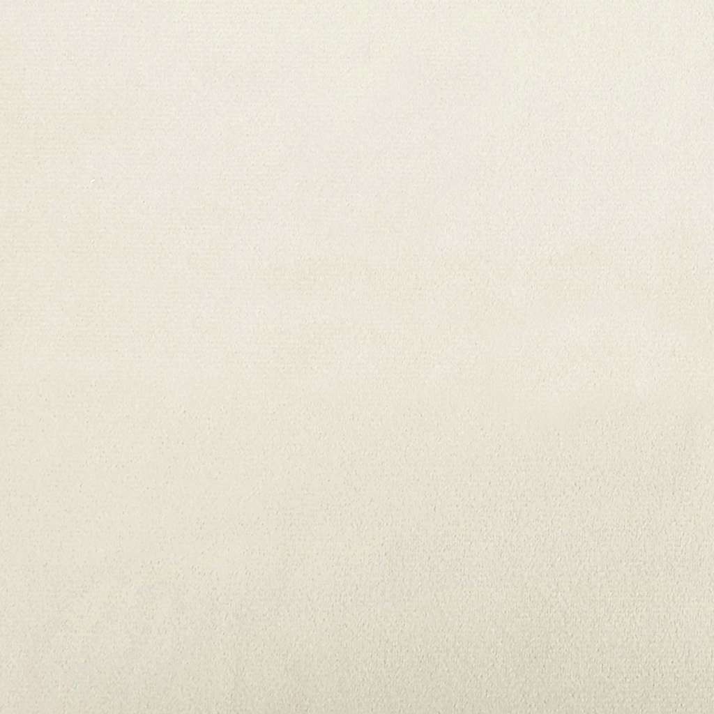 Soffsäng Kräm 204 X 122 X 60 Cm Sammet