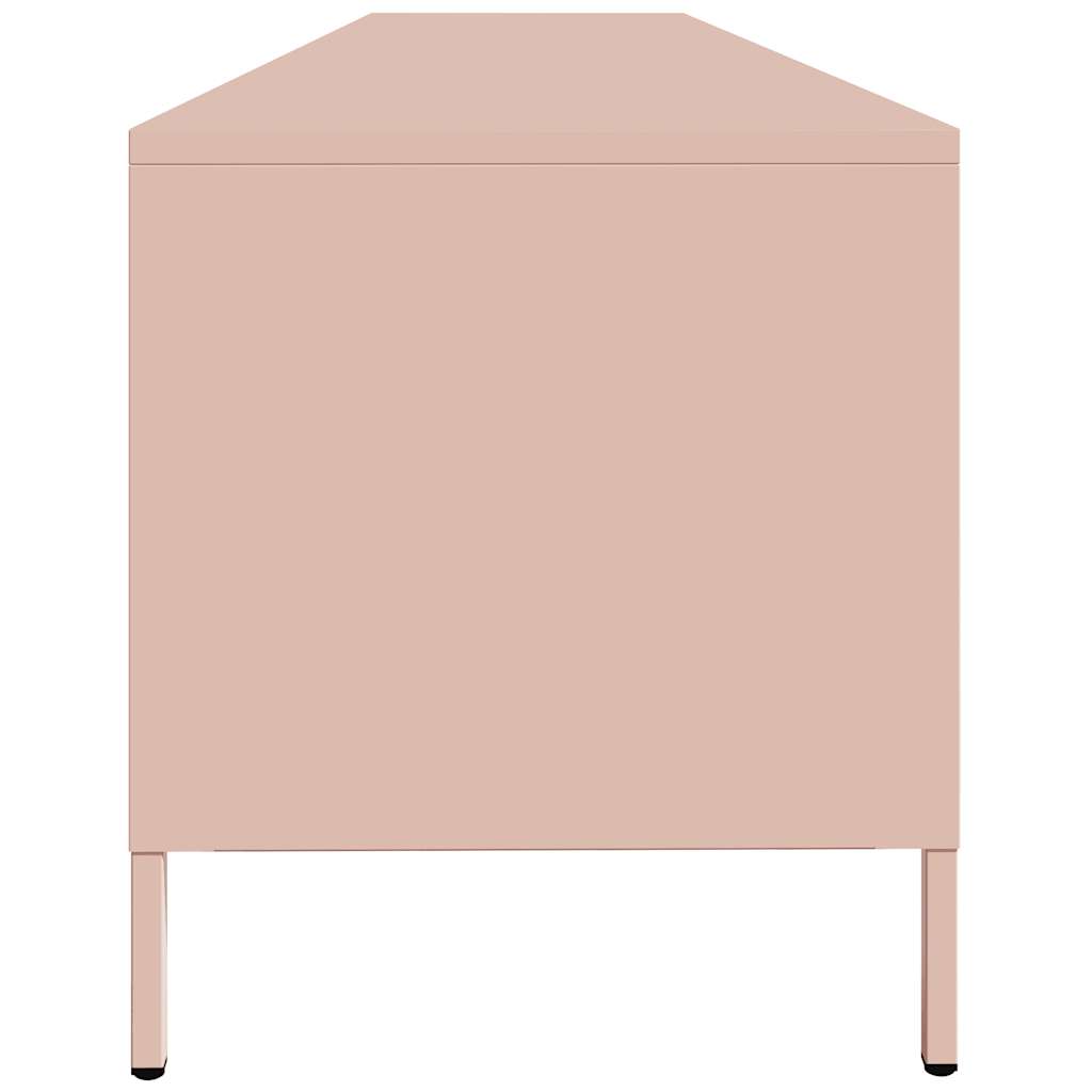 Tv-Bänk 202X39X43,5 Cm Kallvalsat Stål