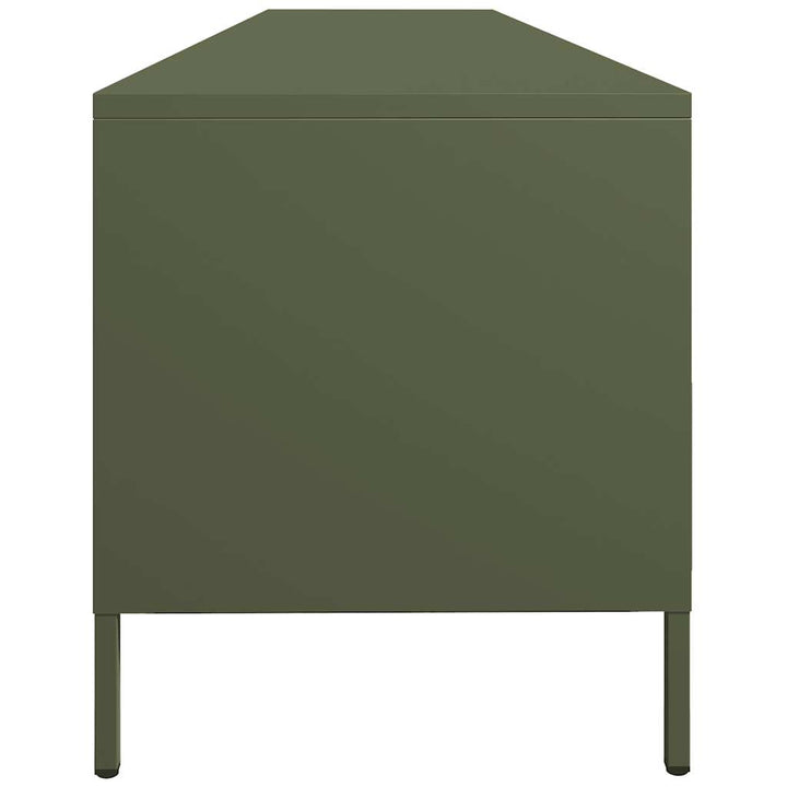 Tv-Bänk 202X39X43,5 Cm Kallvalsat Stål