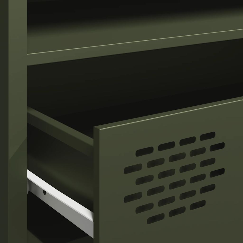 Tv-Bänk 202X39X43,5 Cm Kallvalsat Stål