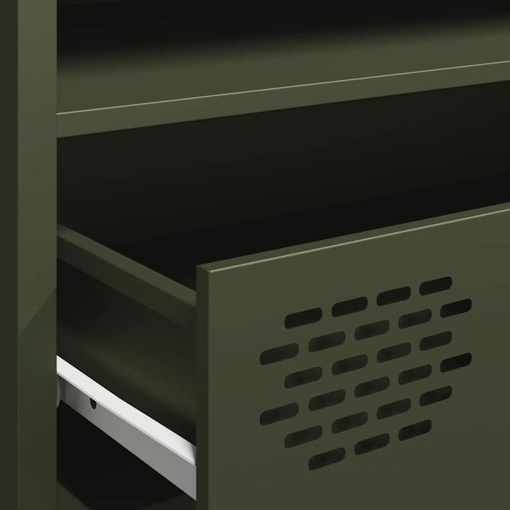 Tv-Bänk 202X39X43,5 Cm Kallvalsat Stål