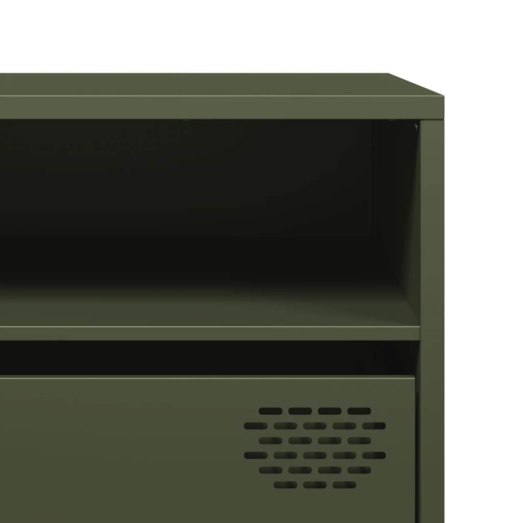 Tv-Bänk 202X39X43,5 Cm Kallvalsat Stål