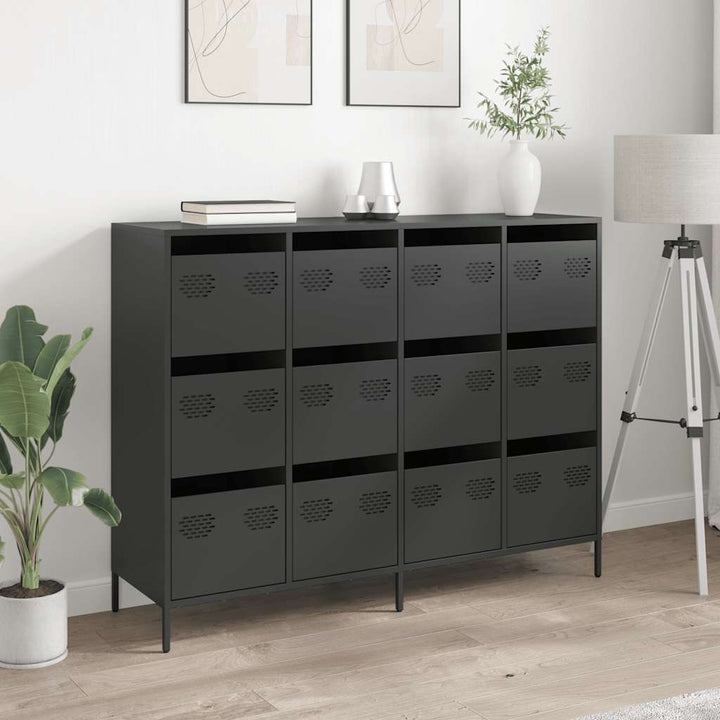 Skänk 135X39X103,5 Cm Kallvalsat Stål