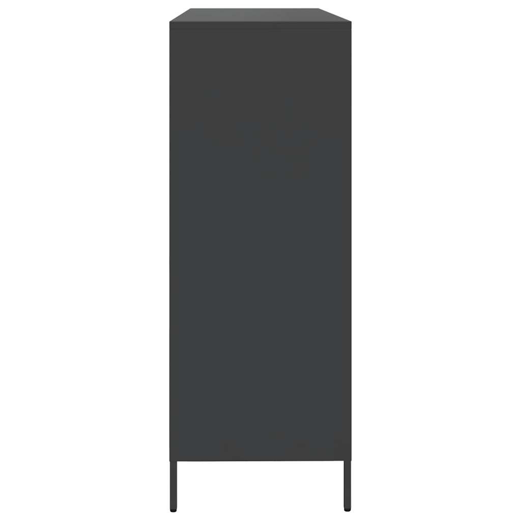 Skänk 135X39X103,5 Cm Kallvalsat Stål