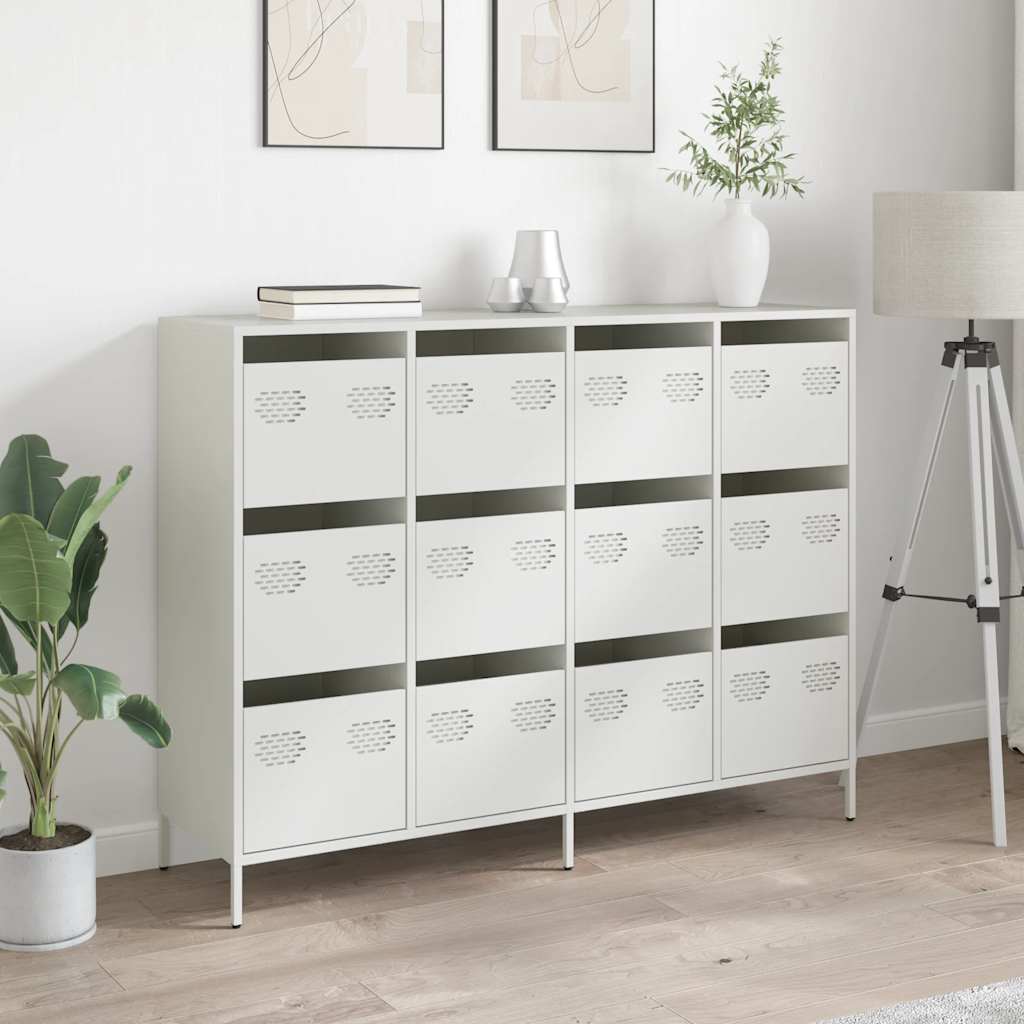 Skänk 135X39X103,5 Cm Kallvalsat Stål