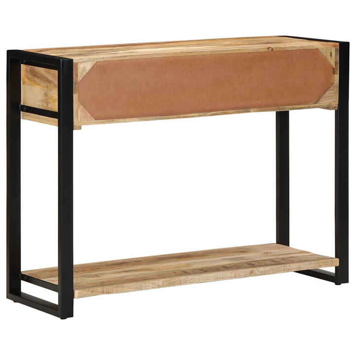 Avlastningsbord 100X35X75 Cm Massivt Grovt Trä Mango
