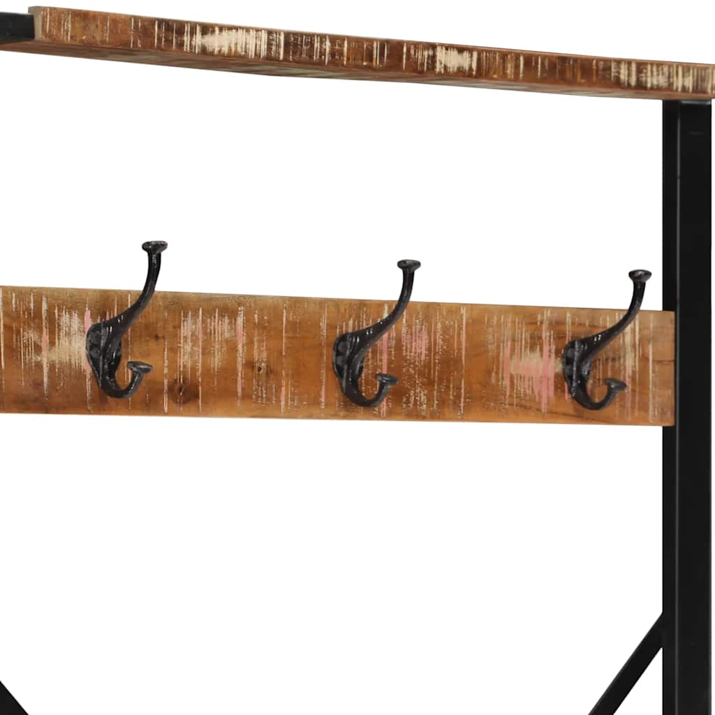 Klädhängare Flerfärgad 80X40X190 Cm Massivt Trä Återvunnet