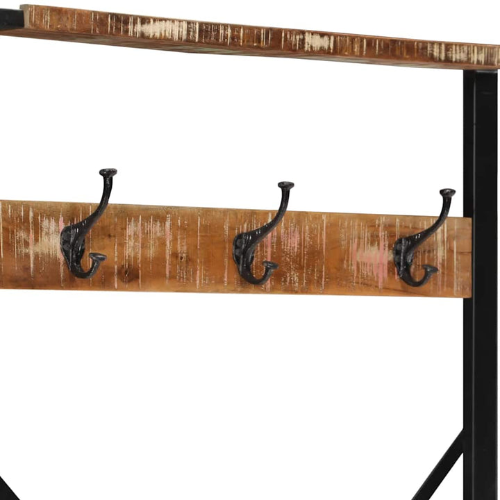 Klädhängare Flerfärgad 80X40X190 Cm Massivt Trä Återvunnet