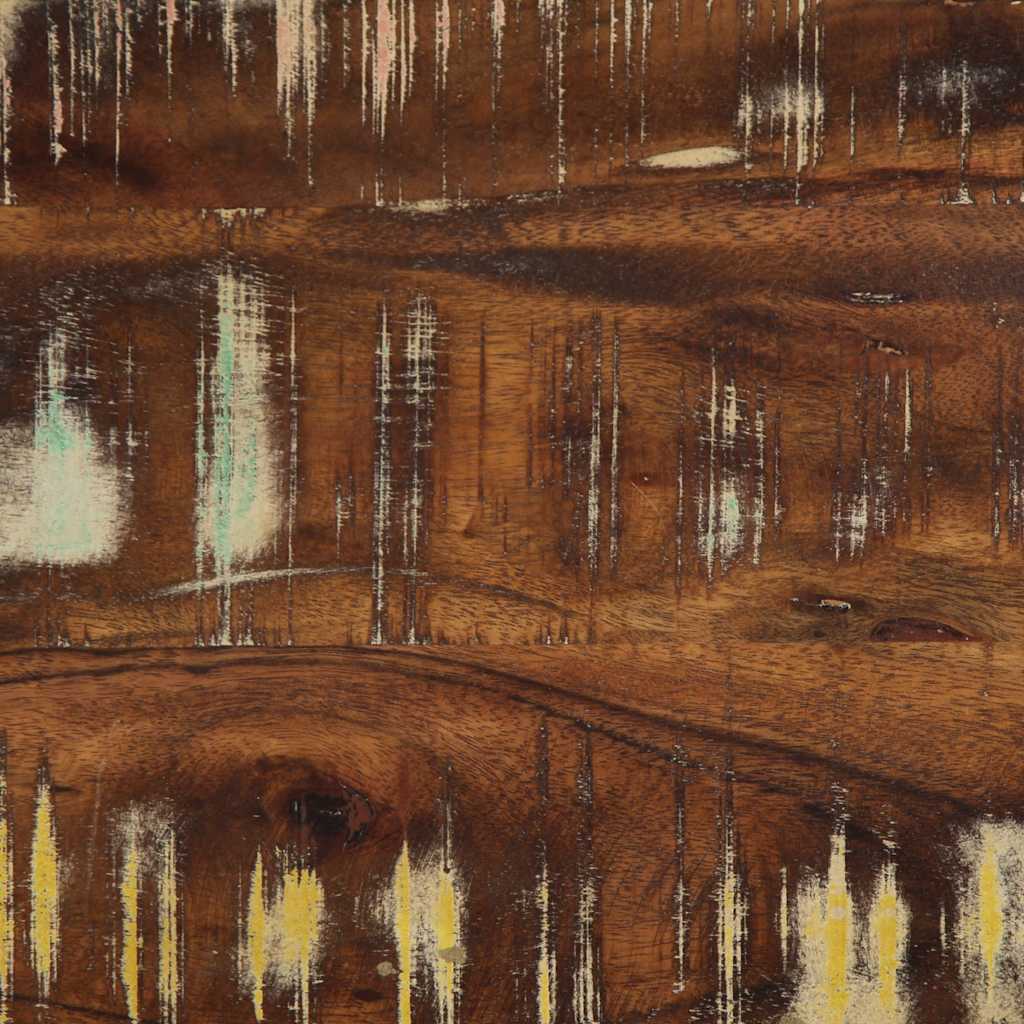 Klädhängare Flerfärgad 80X40X190 Cm Massivt Trä Återvunnet
