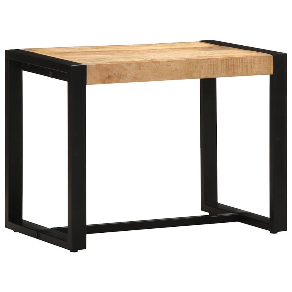 Bänk 60X35X45 Cm Massiv Grov Trä Mango